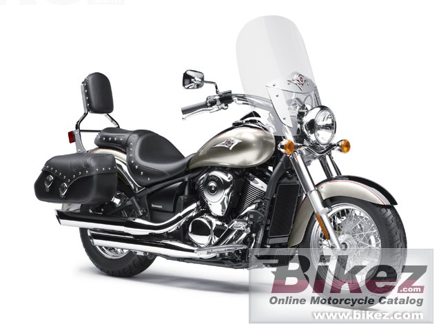 Big Kawasaki vulcan 900 classic lt picture and wallpaper from Bikez.com